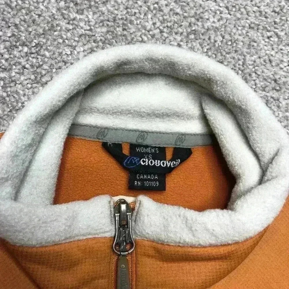 Cloudveil Vest Orange Zip Pockets Fleece Sz XS - Picture 4 of 10
